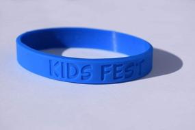 img 2 attached to Customized 100% Silicone Wristband - Personalized Bracelet For Events, Gifts, Causes, And Fundraisers - Ideal For Men And Women - Promote Awareness With Custom Silicone Rubber Bracelet