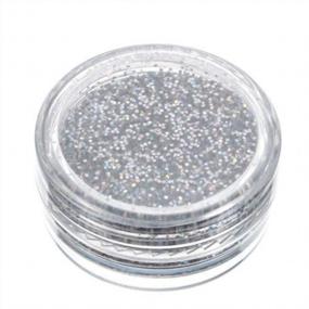 img 1 attached to Sparkly Loose Powder EyeShadow от Keepfit - блестящий золотой и серебряный пигмент для макияжа для женщин, идеально подходит для модной косметики (серебро)