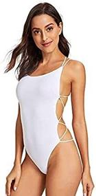 img 1 attached to 👗 Verdusa Women's Sleeveless Strappy Backless Bodysuit - Trendy Clothing for Women in Bodysuits