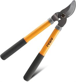 img 4 attached to Heavy Duty AIRAJ Bypass Lopper For Pruning Bonsai, Flowers & Branches Up To 30 Mm - Wear Resistant Steel Scissor Hand Tools.