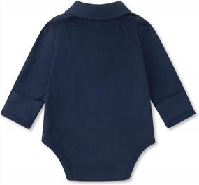 img 3 attached to Soft Cotton Baby Rompers For Boys And Girls By Pureborn – Sizes 0-24 Months