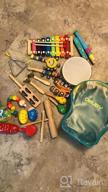img 1 attached to Wooden Percussion Instruments Toy Set - Educational Musical Toys For Kids, Babies & Toddlers With Storage Bag review by Ryan Garrison
