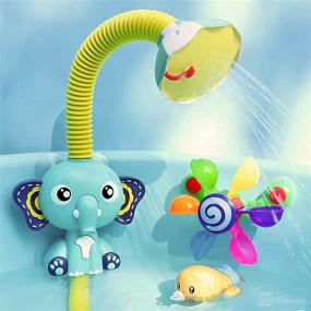 img 3 attached to 🛁 Bath Toy - Automatic Water Pump with Hand Shower Sprinkler: Fun Bathtub Toys for 3-5 Year Old Girls & Boys