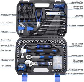 img 3 attached to Get The Job Done Right: Prostormer 148-Piece Hand Tool Set For Mechanical Repair And Home Maintenance