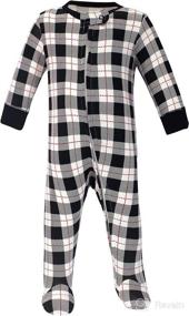 img 3 attached to 👶 Hudson Baby Cotton Sleep and Play bodysuit