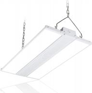 leonlite 4ft 160w led high bay shop light, 1080w eqv. 135lm/w, 120-277v dimmable 5000k daylight linear hanging warehouse garage building ul listed logo