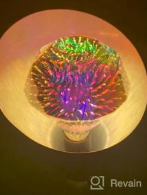 img 6 attached to Преобразите свое пространство с помощью светодиодной лампы 3D Fireworks от Century Light: идеально подходит для праздничного декора и освещения бара