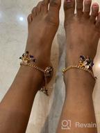 картинка 1 прикреплена к отзыву Изысканные украшения для ног по мотивам Болливуда - дизайнерские свадебные браслеты "Паяль Паазеб", носочные кольца, хрустальные кристаллы из родия и серебра для женщин. от Sabrina Geppert