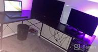 img 1 attached to 66" L Shaped Computer Desk With Storage Shelves | Corner Gaming & Writing Workstation | Modern Wooden Office Desk W/ Wood & Metal Frame - Coleshome review by Bryan Aleman