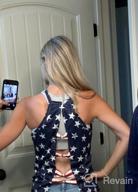 img 1 attached to Women Spaghetti Halter Bowknot Tanks Top Summer Sleeveless Print Racerback Tank Vest review by Justin Garrett