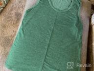 img 1 attached to Loose Fit Sleeveless Camisole For Women - Scoop Neck Casual Tank Tops By Minclouse review by John Stefko