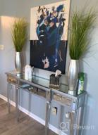img 1 attached to Mirrored Console Table By Pulaski Damon, 59 Inches Long X 12.25 Inches Wide X 33 Inches High review by Christian Bennett