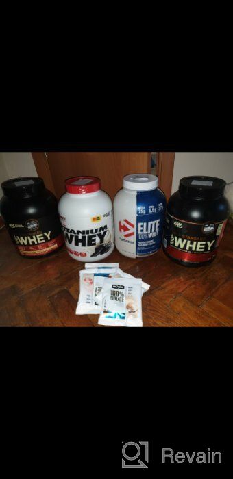 img 1 attached to 🍪 Dymatize ISO100 Hydrolyzed Protein Powder - 100% Whey Isolate Protein (25g) + 5.5g BCAAs - Gluten Free, Fast Absorbing, Easy Digesting - Cookies and Cream Flavor - 1.6 Pound review by Siu Kth ᠌