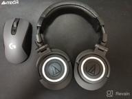 img 2 attached to Black Audio-Technica ATH-M50xBT Headphones, Size Medium (ATHM50XBT) for Improved SEO review by Siu Kim ᠌