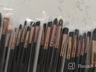img 1 attached to 20 Piece Coffee Eye Makeup Brushes Set - Eyeliner, Eyeshadow Blending Brushes By UNIMEIX review by Nick Mahoney