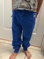 img 1 attached to Kid Nation Solid French Jogger Boys' Clothing review by Michael Mendoza