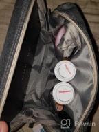 img 1 attached to Travel In Style With A Spacious Black Makeup Bag Organizer For Women And Girls review by Mike Quade