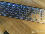 img 1 attached to Earto K637 Wireless Keyboard And Mouse Set With 7 Color Backlit And Rechargeable Battery - Perfect For Windows/Mac OS/Laptops/PCs review by Mark Meyer