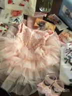 img 1 attached to Cilucu Baby Girls Party Dress: A Beautiful Peachy Pink Tutu For Special Occasions review by Edward Gordon