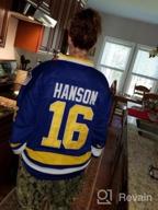 img 1 attached to Ice Hockey Jersey Inspired By The Hanson Brothers Of The Charlestown Chiefs From Slap Shot Movie - Numbers 16, 17, 18 (Jack, Steve, Jeff) review by Hector Nito