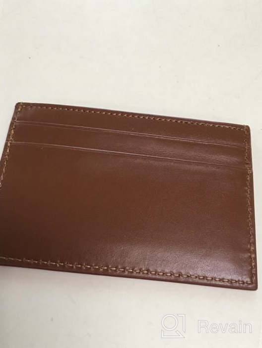 img 1 attached to Genuine Leather Window Card Men's Accessories Wallet by TOVIER - Wallets, Card Cases, and Money Organizers review by Richard Dean