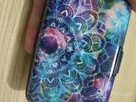 img 1 attached to Watercolor Dragonfly Aluminum RFID Blocking Slim Metal Wallet Credit Card Holder For Men And Women By VICHLINE review by Amy Anderson