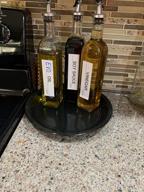 img 1 attached to GMISUN Oil And Vinegar Dispenser Set, Olive Oil Dispenser Bottle With 17Oz / 500Ml Cooking Oil Container, Spout, Funnel And Labels, 2 Pack Glass Cruets For Vinegar And Oil, Clear… review by Devin Pishey