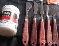 img 1 attached to Create Stunning Artwork With MEEDEN'S 5-Piece Stainless Steel Painting Knife Set For Oil And Acrylic Painting review by Zack Block