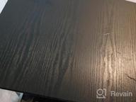 img 1 attached to Transform Your Furniture With Abyssaly'S 24 X 196 Inch Black Wood Self-Adhesive Paper - Real Wood Feel, Easy To Clean review by Charlie Clayton