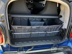 img 7 attached to Collapsible Car Trunk Organizer With Multi Compartments And Leakproof Insulated Bag - HIRALIY 4-In-1 Solution For SUVs And Trucks
