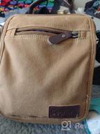 img 1 attached to Versatile Small Canvas Shoulder Bag For Business And Travel - Unisex Design By Sechunk review by Tyler Vaughn