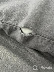 img 5 attached to Cozy Up With Ruvanti'S 100% Cotton Flannel Sheets: Queen Size, Deep Pocket, And Moisture Wicking - Perfect For Winter Nights!