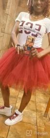 img 5 attached to Женская рождественская юбка-пачка Gardenwed - винтажный фатиновый балетный костюм для танцев и пузырей для танцев и юбки для взрослых для оптимального стиля