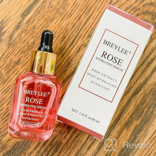 img 1 attached to Hydrating Rose Face Serum By BREYLEE With Hyaluronic Acid - Alcohol-Free Moisturizing Serum For Skincare (17Ml, 0.6Fl Oz) review by Scott Mauri
