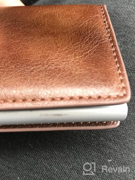 img 1 attached to Premium Minimalistic Leather Credit Aluminum Ejector: Perfect Men's Wallet Accessory for Card Cases and Money Organizers review by Michael Mendoza