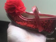 img 1 attached to 👠 Doll Maker Glitter Flat Shoes for Girls - FBA173056D Size 6 review by Maricruz Cosentino