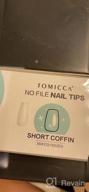 img 1 attached to 360PCS TOMICCA Full Matte Coffin Gel Nail Tips In 15 Sizes - Pre-Shaped, Full Cover False Nail Extensions Without Filing Required review by Art Clark