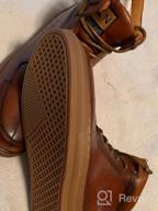 img 1 attached to Men'S Arkbird Leather Lace-Up Chukka Sneaker Boots For Casual Wear review by Kelz Dixon