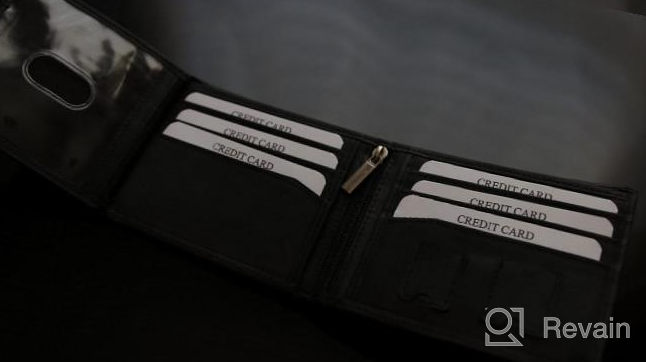 img 1 attached to Ultimate Minimalist Mens Leather Trifold Wallet: Sleek Design & Functionality review by Kurt Bravo