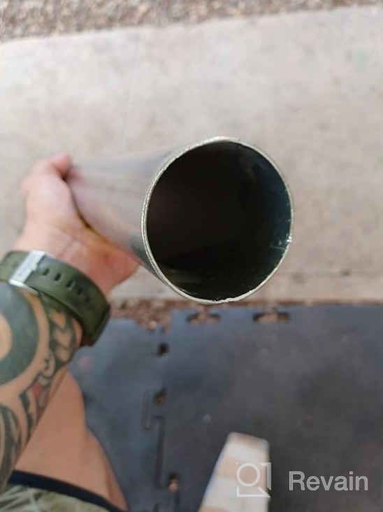 img 1 attached to TOTALFLOW 47-304-201-15 Universal Straight Exhaust Pipe Extension - Tube Replacement 304SS Straight Tube 2 Inch Outer Diameter - 47" Long Exhaust Pipe review by Jermaine Rhodes