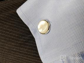 img 4 attached to 🔵 Stainless Steel Half Sphere Cufflinks by Urban Jewelry