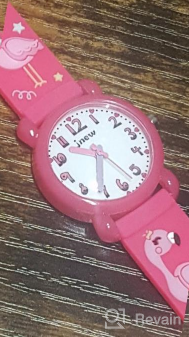 img 1 attached to Bigmeda Kids Watch - 3D Cartoon Analog Quartz Wrist Watch for Boys and Girls, Waterproof Kid Watch with Silicone Strap - Teaching Watch review by Jaymai Alford