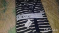 img 1 attached to Women'S CzDolay Striped Sleep Dress: Comfy Cotton Henley Nightgowns In S-XXL review by Richie Kotun