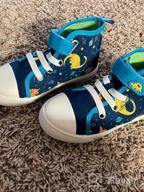 img 1 attached to Dress Your Little Explorer in Style with Rainbow Daze Toddler Sneaker Dinosaurs Boys' Shoes review by Josh Allred