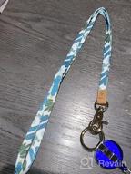 img 1 attached to Stylish Floral MNGARISTA Neck Lanyard For Women, Perfect For Keys, ID Badges And Wallets, Durable And Vibrant Design With Keyring And Clasp, Ideal For School Or Hawaii Vacation review by Barbara Evans