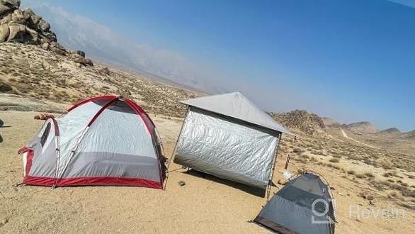 img 1 attached to Lightweight & Waterproof Bessport Camping Tent - Easy Setup For 1-3 Person Outdoor, Hiking And Travel. review by Brad Ward
