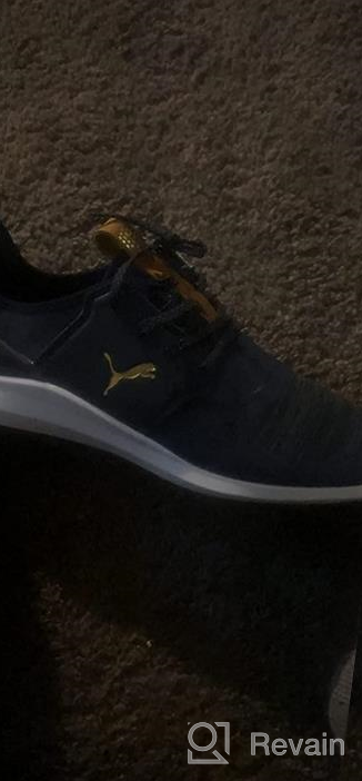 img 1 attached to Ignite Men's Shoes in Quiet Shade Gold and Puma Black review by Will Micheals