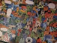 img 1 attached to Bgraamiens Puppies' Party Puzzle: 1000-Piece Color Challenge Jigsaw With Cute Cartoon Dogs For Adults And Kids review by Robert Ewing