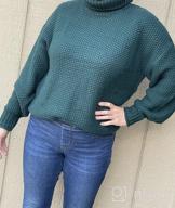 img 1 attached to 👗 Cozy and Stylish: YEXIPO Women's Turtleneck Oversized Sweaters for a Fashionable Winter Look review by Chris Sweeton