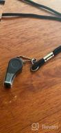 img 1 attached to Hipat Whistle, 2 Packs Plastic Sports Whistles With Lanyard, Loud Crisp Sound Whistle Ideal For Coaches, Referees, And Officials review by Brandon Hunter